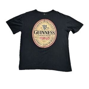 GUINNESS Tshirt Mens XLarge St James Gate Dublin Ireland Beer Logo Short Sleeve